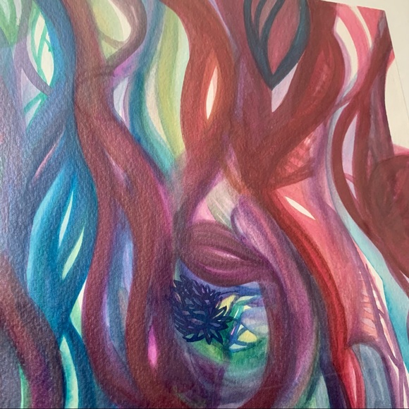 Lovely Star * Watercolor Abstract Painting - Picture 9 of 11